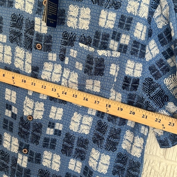 NAT NAST Men’s Silk Blend Hawaiian Button Down Shirt Size Large NWT - Picture 9 of 9